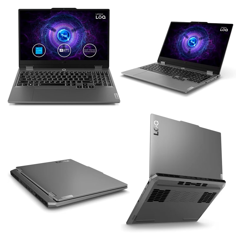 LAPTOP LENOVO LOQ 15IAX9 I5 12450HX 8GB DDR5 512GB M.2 15.6