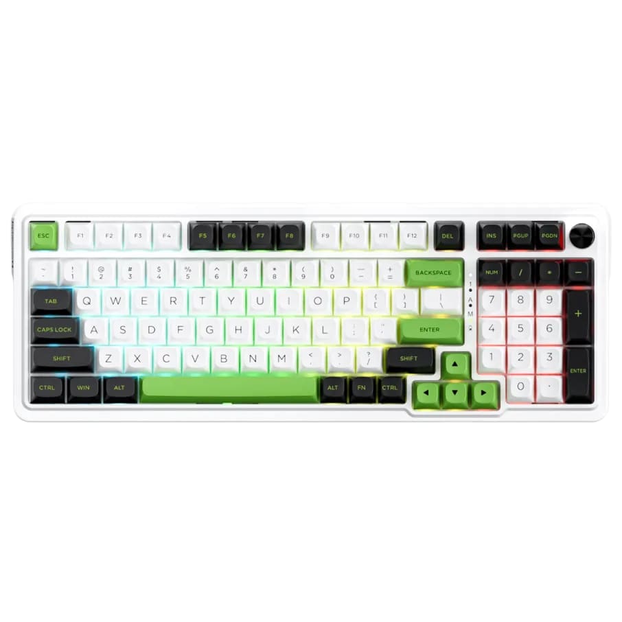 TECLADO MECANICO REDRAGON EISA K686WGB-RGB-MAX WIRELESS INGLES VERDE1