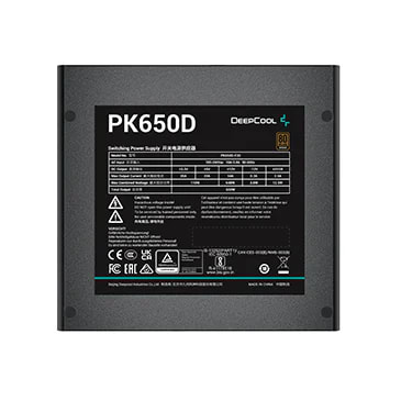 FUENTE DE PODER DEEPCOOL PK650D 650W 80 PLUS BRONZE3