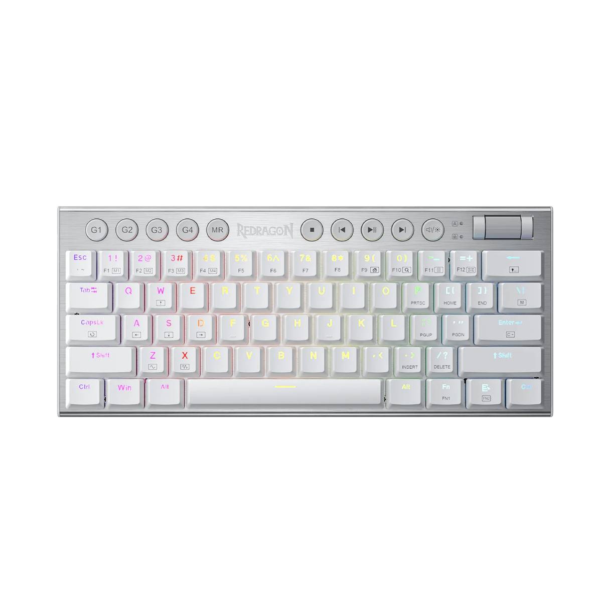 TECLADO MECANICO REDRAGON HORUS INALAMBRICO K632 PRO (SW-ROJO) NEGRO 0