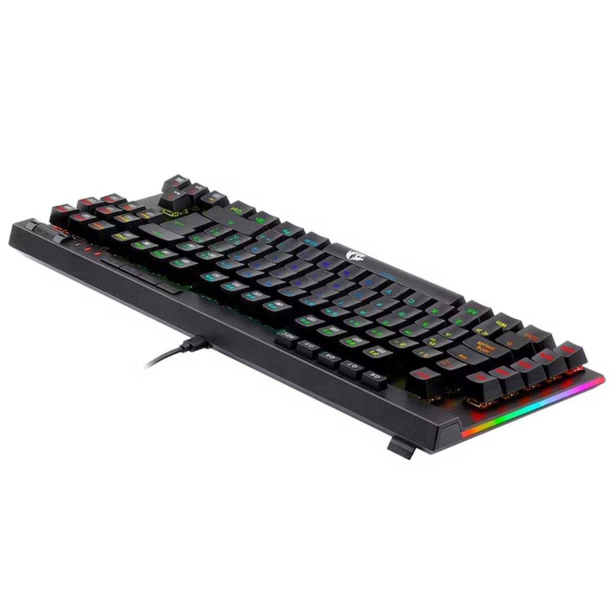 TECLADO OPTO-MECANICO REDRAGON MAGIC-WAND PRO K587RGB-PRO-SP (SW-ROJO) NEGRO4
