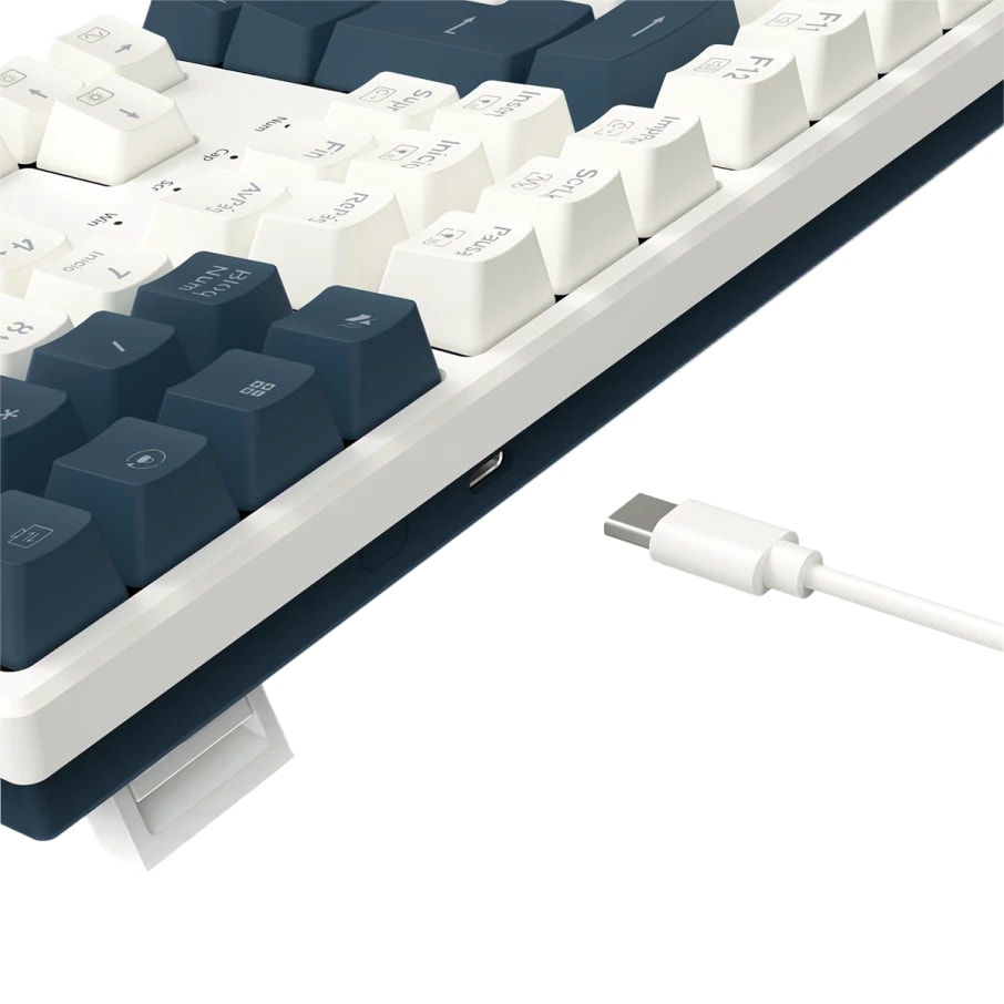 TECLADO MECANICO REDRAGON TRUNDLE K668WBO-RGB SP BLANCO-NEGRO-ROJO3