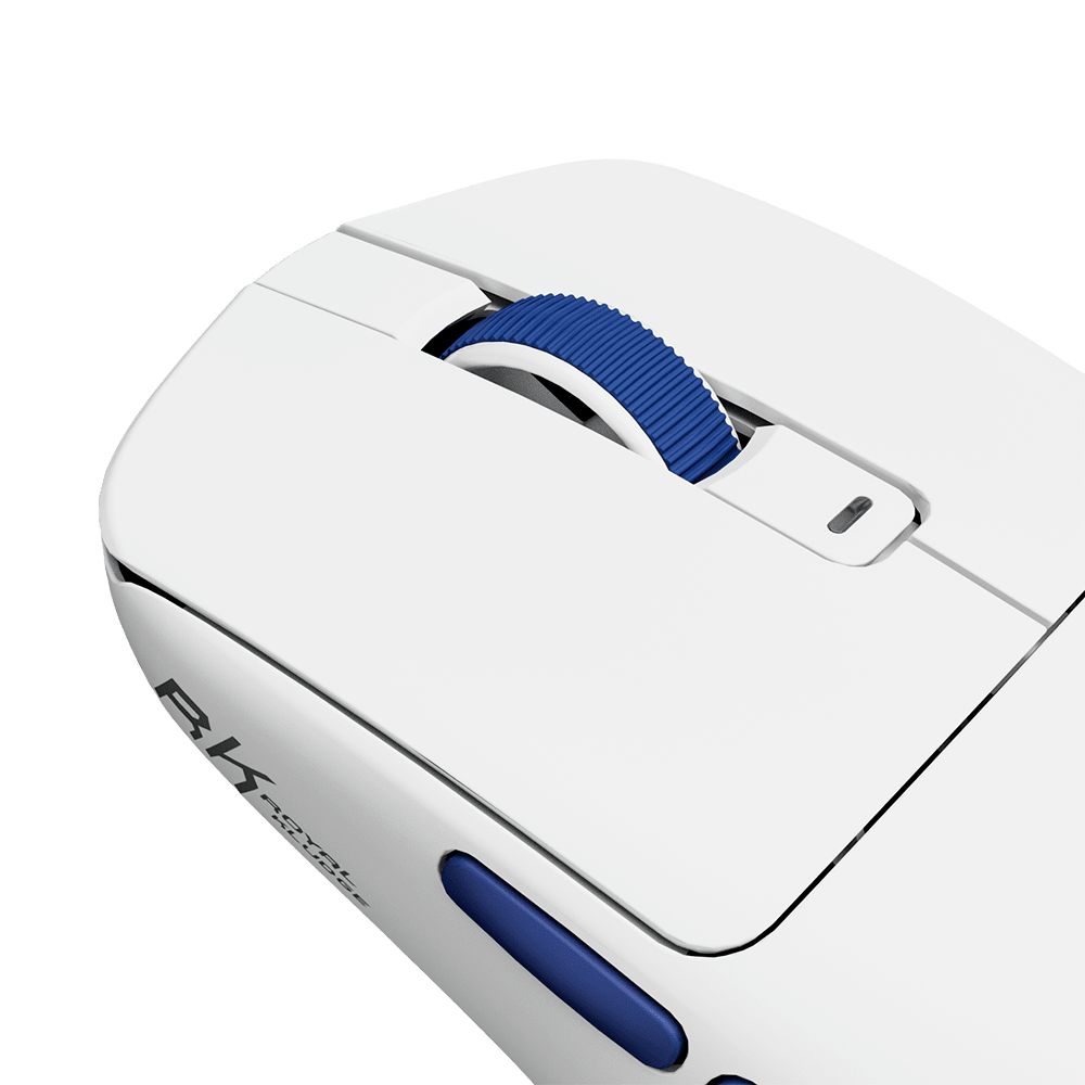 MOUSE ROYAL KLUDGE M30 INALAMBRICO 2.4 BT 24KDPI-WHITE BLUE4