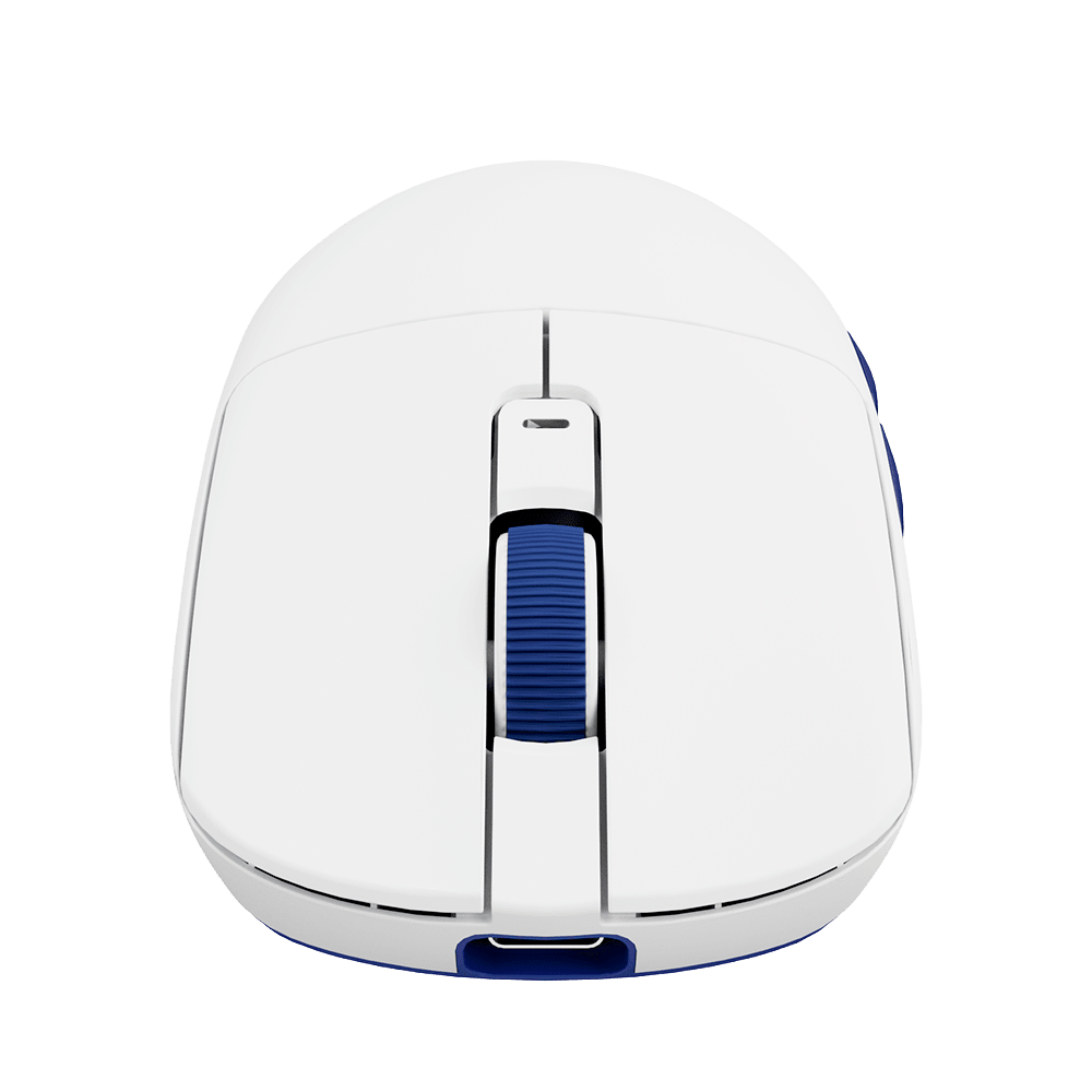 MOUSE ROYAL KLUDGE M30 INALAMBRICO 2.4 BT 24KDPI-WHITE BLUE6