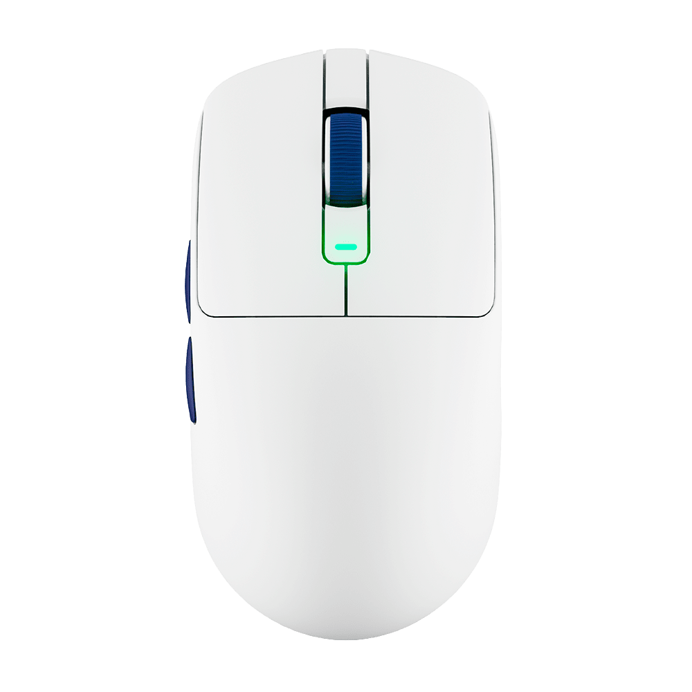 MOUSE ROYAL KLUDGE M30 INALAMBRICO 2.4 BT 24KDPI-WHITE BLUE 0
