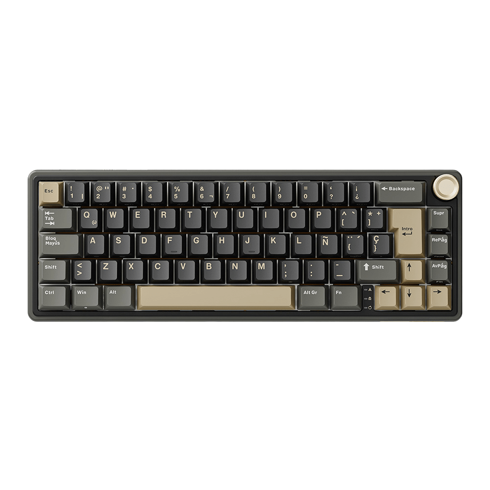 TECLADO MECANICO ROYAL KLUDGE RK-R65 ALAMBRICO (SW-BROWN)-PHANTOM2
