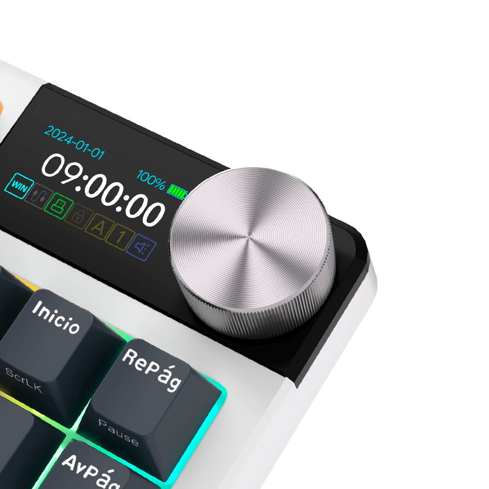 TECLADO MECANICO ROYAL KLUDGE RK-S85 INALAMBRICO 2.4 BT (SW-CLOUD)-WHITE NIGHT6