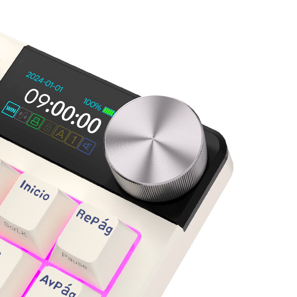 TECLADO MECANICO ROYAL KLUDGE RK-S85 INALAMBRICO 2.4 BT (SW-CLOUD)-HORIZON BLUE8