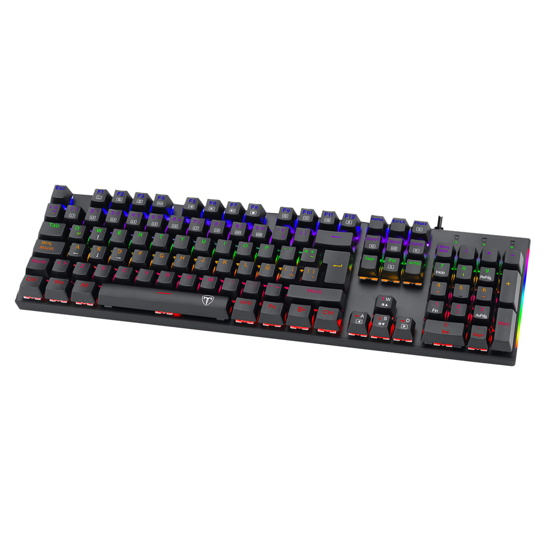 TECLADO MECANICO T-DAGGER NAXOS RAINBOW (SW-AZUL) NEGRO3