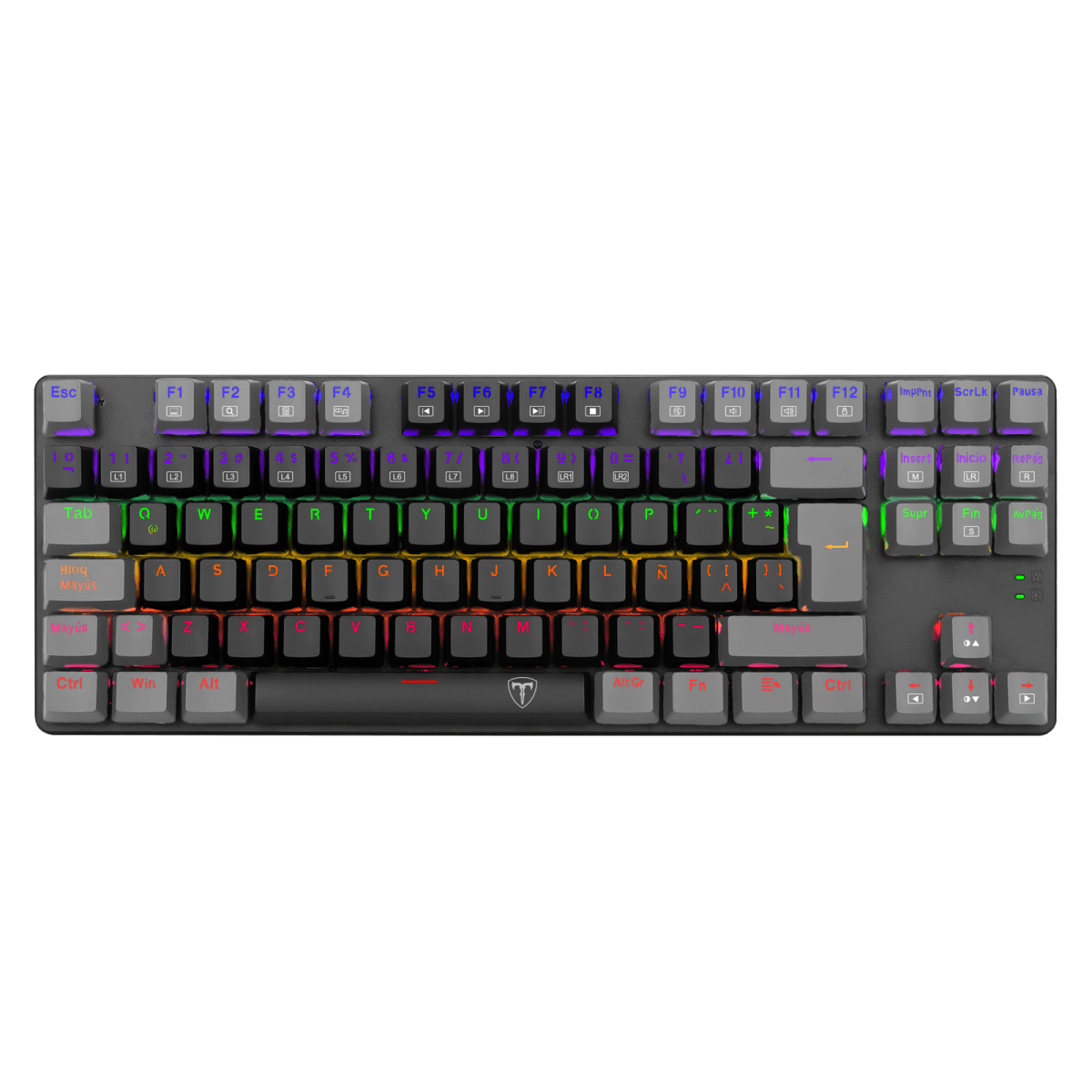 TECLADO MECANICO T-DAGGER BORA LITE RAINBOW SP 80% (SW-ROJO)1