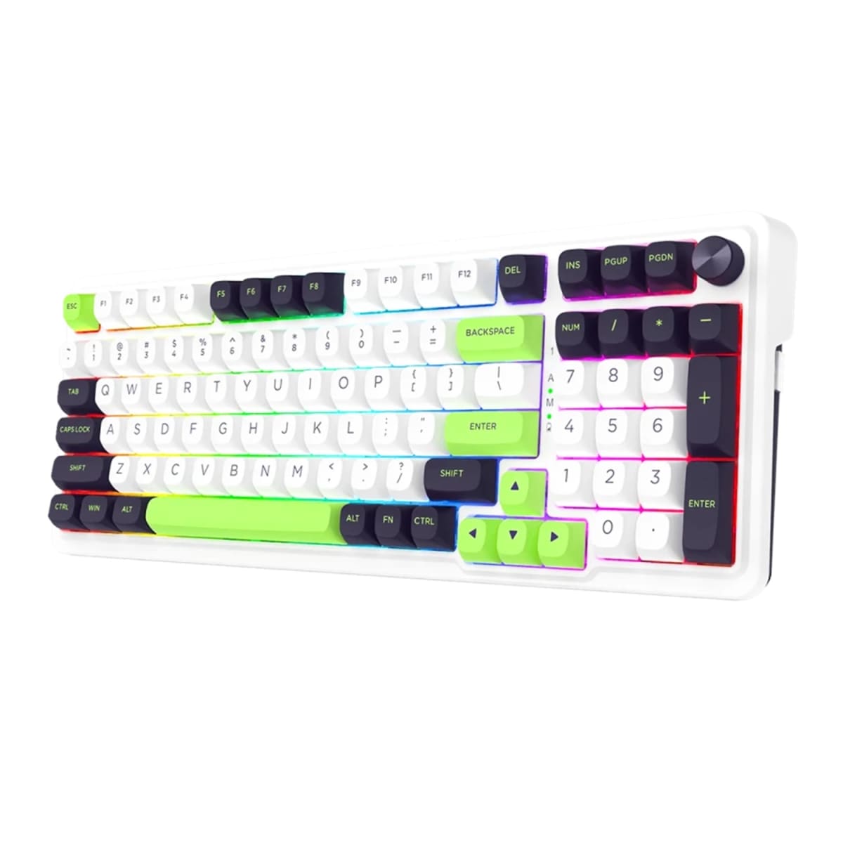 TECLADO MECANICO REDRAGON EISA K686WGB-RGB-MAX WIRELESS INGLES VERDE2