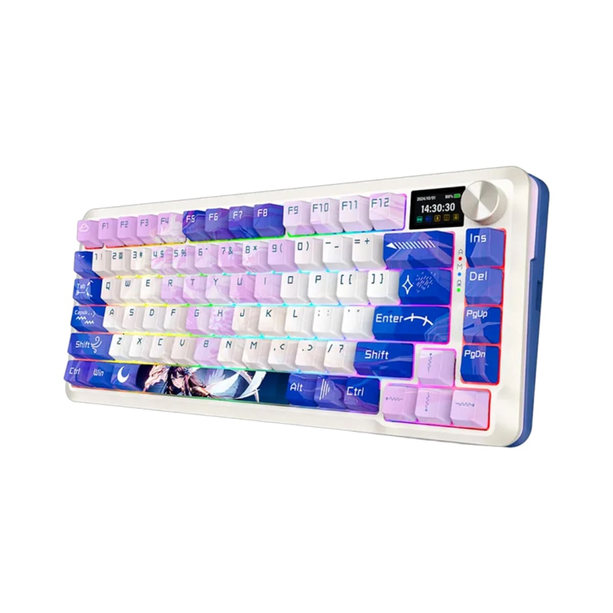 TECLADO MECANICO REDRAGON FLEKACT PRO RGB INALAMBRICO BT US (SW-LEOPARD) ANIME4