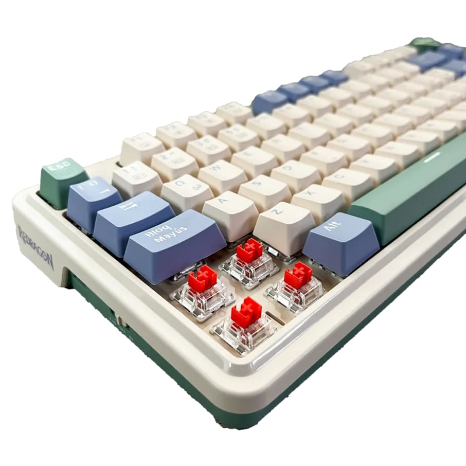 TECLADO MECANICO REDRAGON UCALPRO-RGB INALAMBRICO USB SP (SW-ROJO) PASTEL1