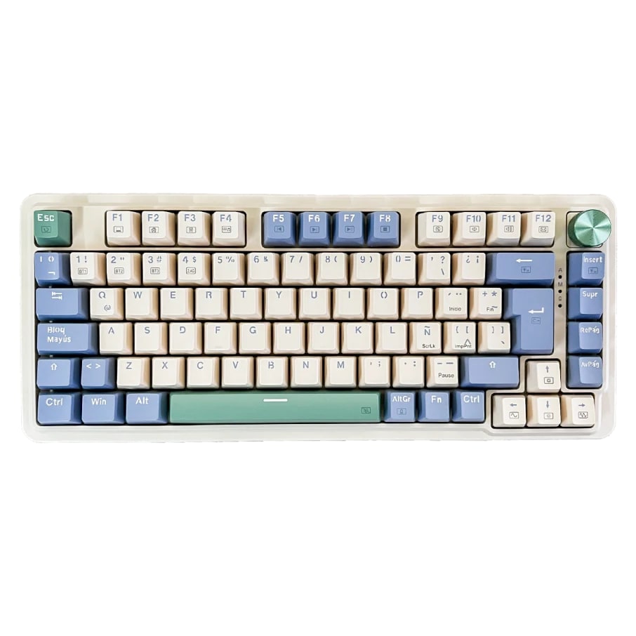 TECLADO MECANICO REDRAGON UCALPRO-RGB INALAMBRICO USB SP (SW-ROJO) PASTEL4