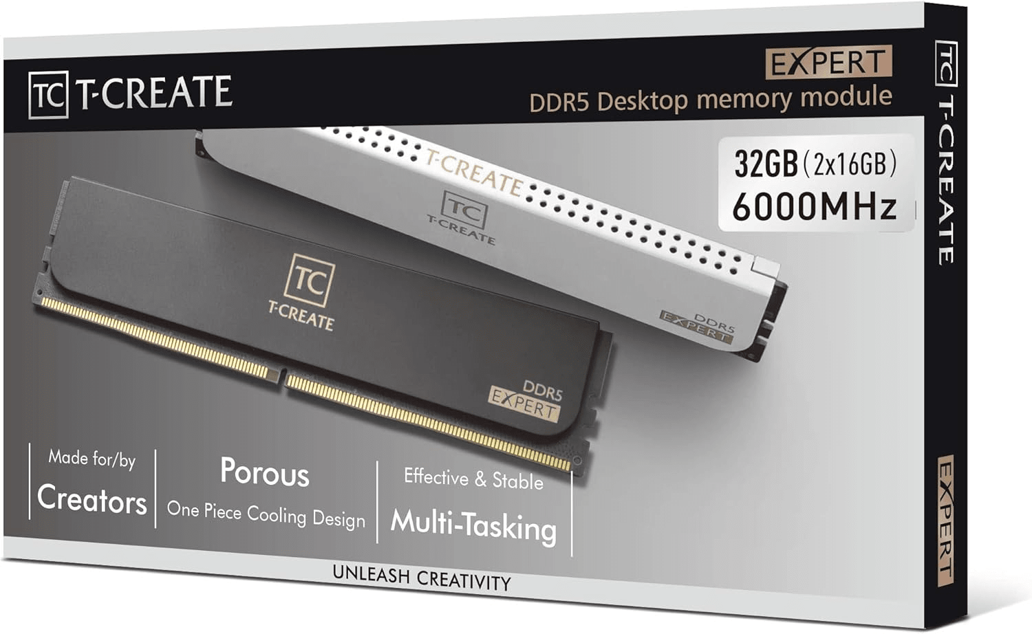 メモリー T-CREATE DDR5 32GB (2x16GB) 6000MHz MEMORIA RAM TEAMGROUP T-CREATE EXPERT 32GB(2X16GB) 6000MHZ DDR5