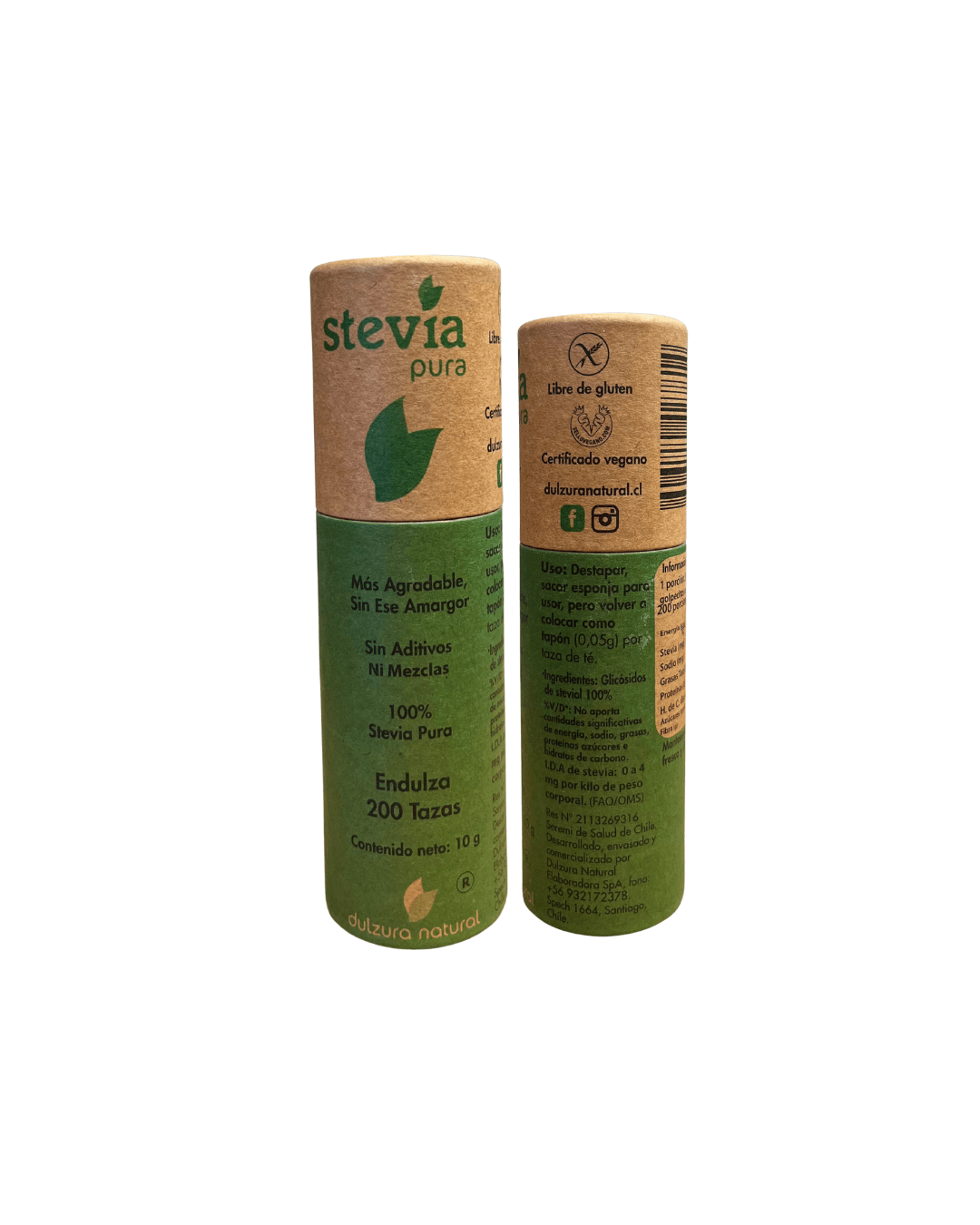 Stevia Pura en Tubo - Dulzura Natural