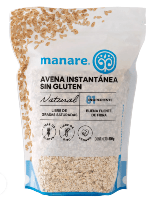 Avena Integral Sin Gluten - Manare 800 g