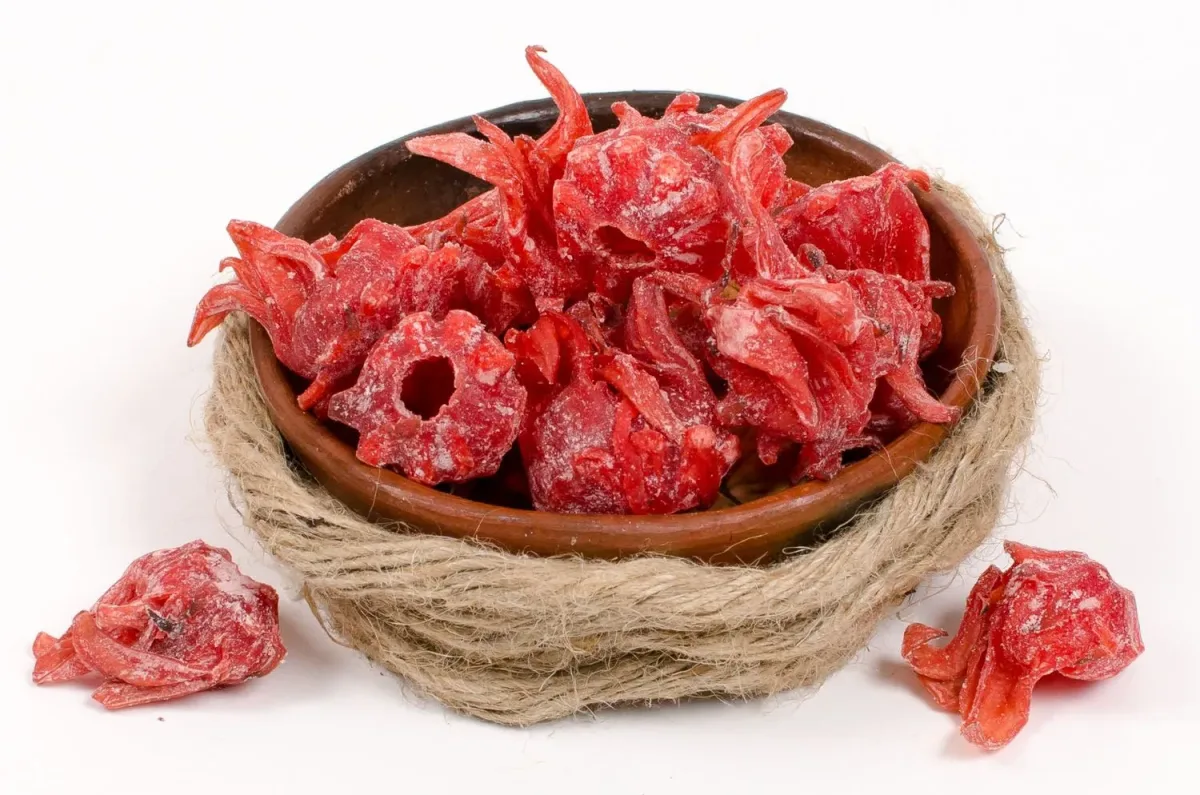 Flor de hibiscus Confitada1