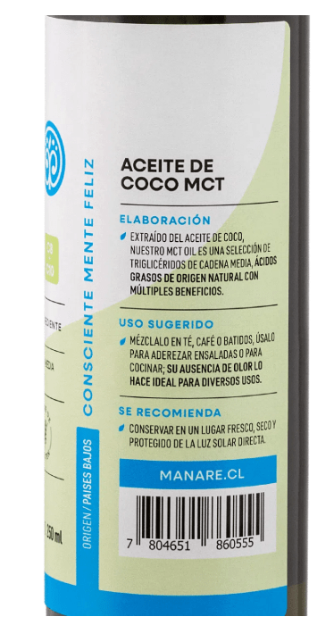 Aceite de Coco Mct 250ml1