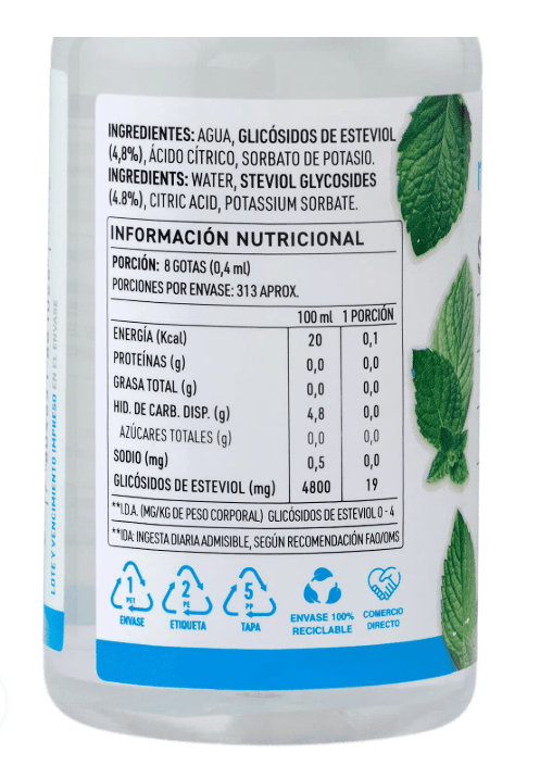 Stevia LIQUIDA - Manare 125 ml1
