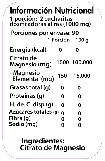 Citrato de Magnesio3