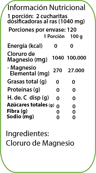 Cloruro de Magnesio3