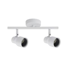 FOCO PORTA GU10*2 SOBREPUESTO BLANCO