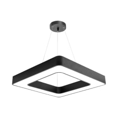 LAMPARA MODERNA OFICINA CUADRADA ABIERTA 45 W 6500K