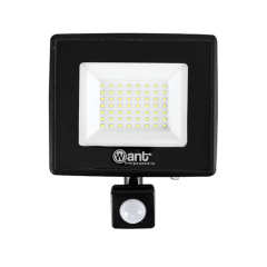 PROYECTOR DE ÁREA CON SENSOR 50W IP65