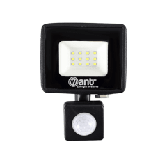 PROYECTOR DE ÁREA CON SENSOR 10W IP65