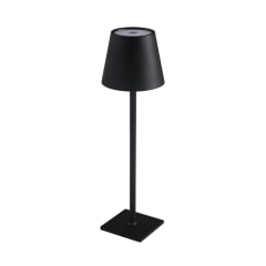 LAMPARA CARGABLE NEGRO SOMBRERO 80LM 3000K/4000K/6500K