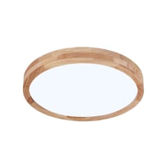 LAMPARA LED MADERA REDONDO 24W 300MM SOBREPUESTO CON CONTROL