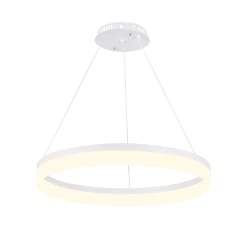 LAMPARA LED COLGANTE REDONDO 600MM BLANCO 36W 3000K 4000K 6000K