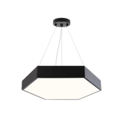 LAMPARA MODERNA OFICINA HEXAGONAL SOLIDA 50 W 6500K