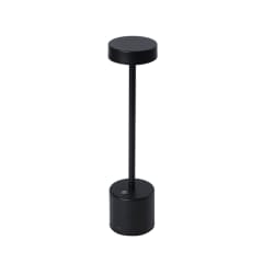 LAMPARA CARGABLE NEGRO PLATO 3000K/4000K/6500K