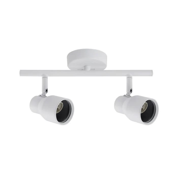 FOCO PORTA GU10*2 SOBREPUESTO BLANCO1