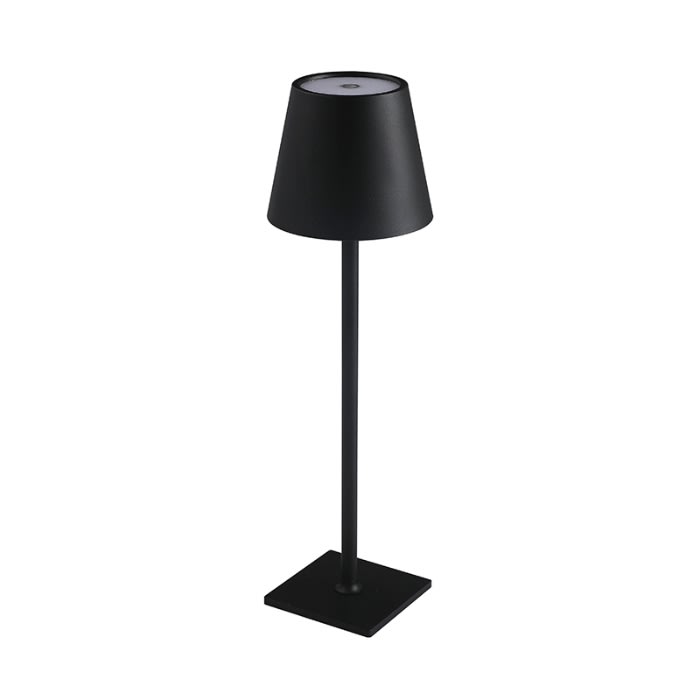 LAMPARA CARGABLE NEGRO SOMBRERO 80LM 3000K/4000K/6500K1