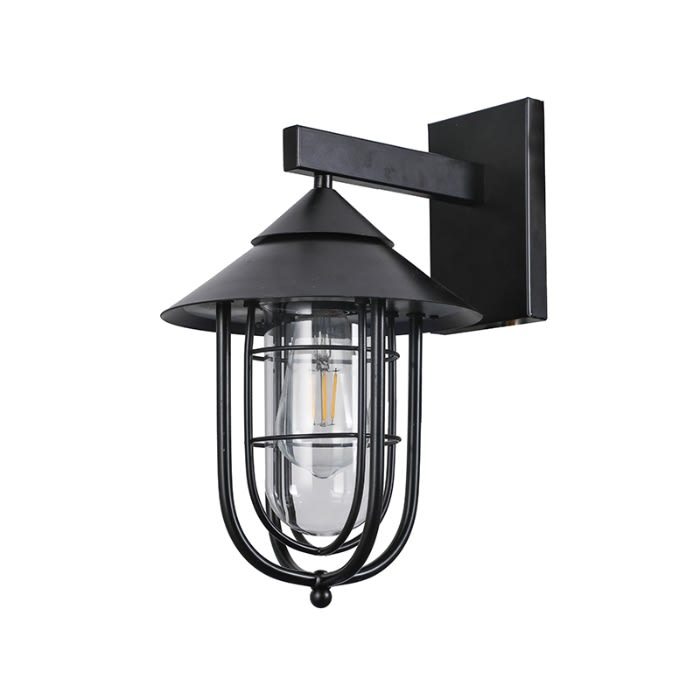 APLIQUE FAROL NEGRO E27*11