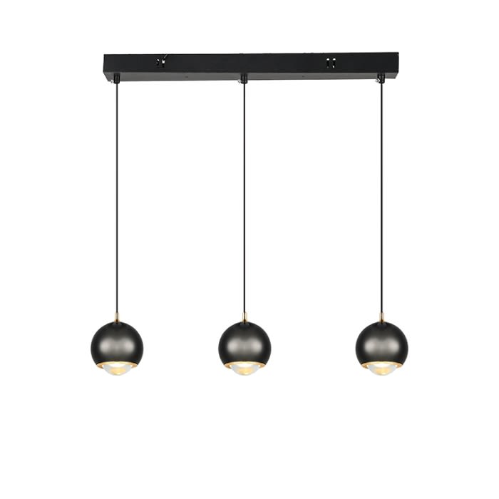 LAMPARA COLGANTE LED COLGANTE ESFERA 3*5W 4000K1