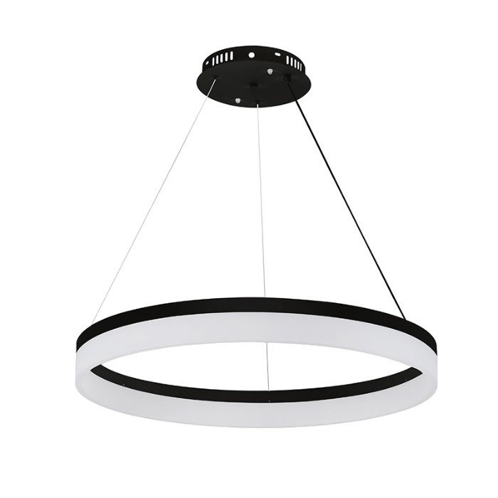 LAMPARA LED COLGANTE REDONDO NEGRO 36W 3000K 4000K 6000K1
