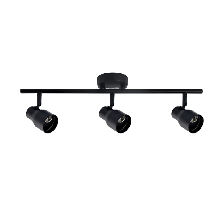 FOCOPORTA GU10*3 SOBREPUESTO NEGRO1