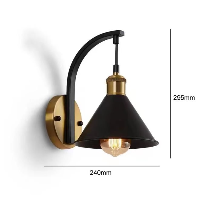 APLIQUE TIPO CONO E27*12