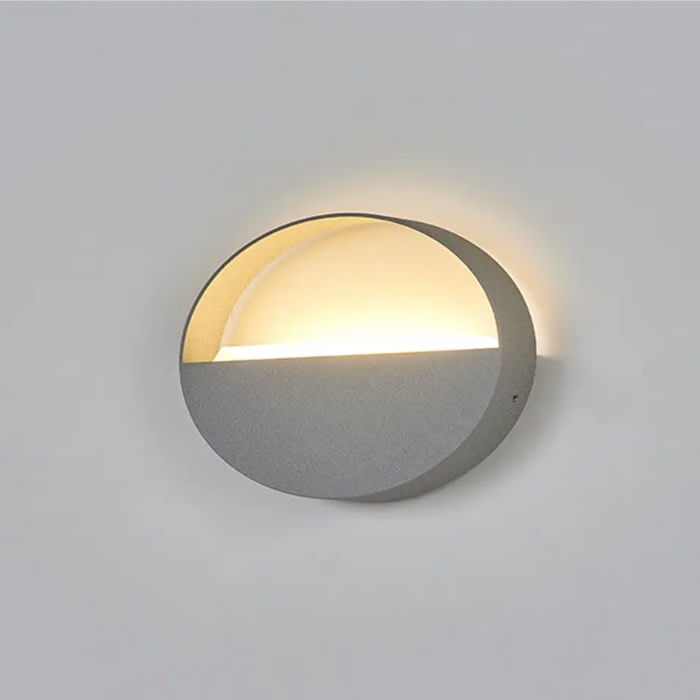 APLIQUE MEDIA LUNA GRIS 4W2