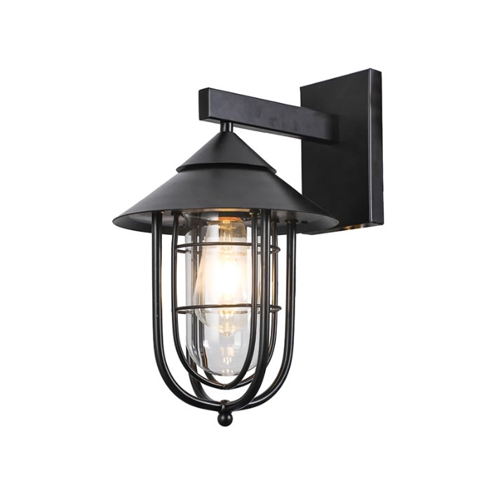 APLIQUE FAROL NEGRO E27*12