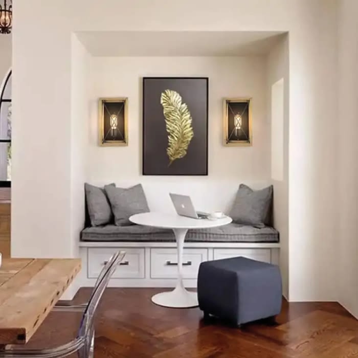 APLIQUE JAULA BRONCE E272