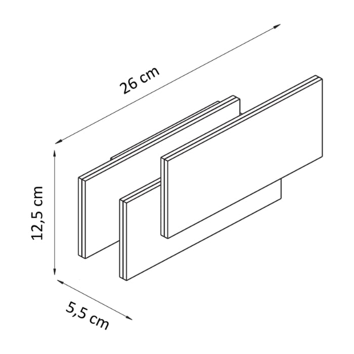 APLIQUE CORAL BLANCO 12W 3000K3