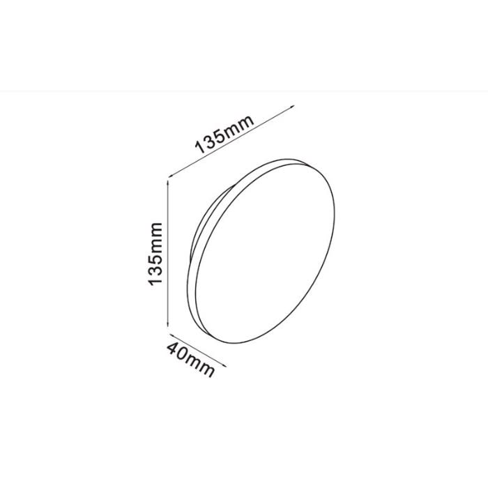 APLIQUE LUNA NEGRA 6W3