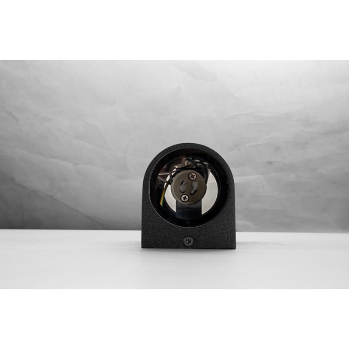 APLIQUE PORTA GU10*2 NEGRO IP544