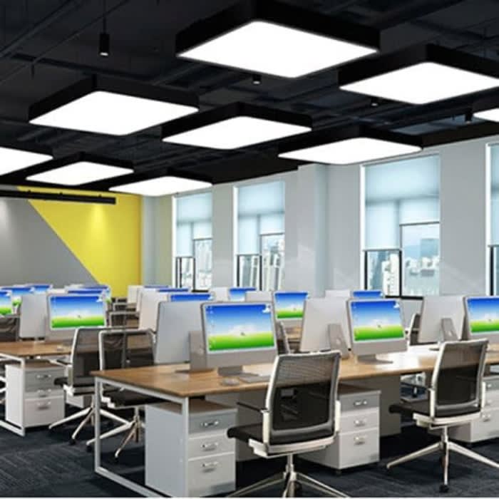 LAMPARA MODERNA OFICINA CUADRADA SOLIDA 50 W 6500k3