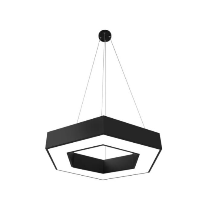 LAMPARA MODERNA OFICINA HEXAGONAL ABIERTA 40 W 6500K1
